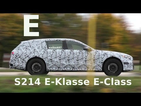 Mercedes Erlkönig S214 E-Class Estate prototype * E-Klasse 2023 T-Modell * 4K SPY VIDEO