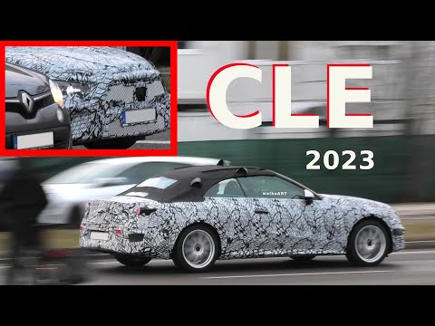 Mercedes Erlkönig CLE Cabrio convertible 2023 *snaphot clip * 4K Schnappschuss Spy Video
