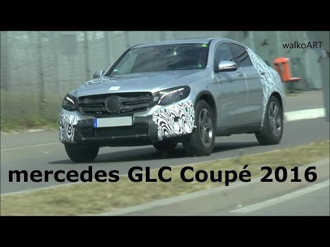 ERLKÖNIG Mercedes GLC Coupé C253 wenig getarnt frontal - Mercedes GLC Coupe 2016 few camouflaged
