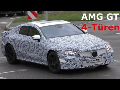 Mercedes Erlkönig - AMG GT Viertürer four-door prototype NEWS - 4K SPY VIDEO