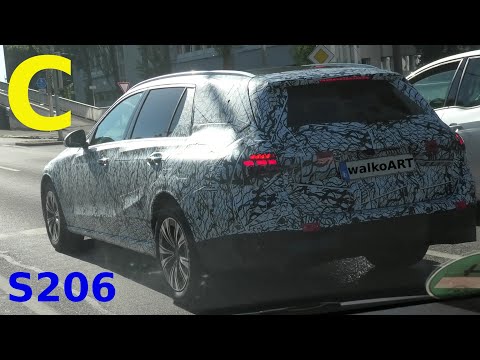 Mercedes Erlkönig C-Klasse S206 T-Modell * C-Class S206 estate prototype * 4K SPY VIDEO