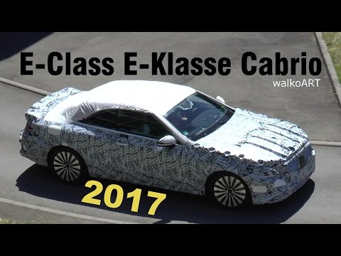 Mercedes Erlkönig E-Klasse E-Class Cabrio Testfahrt - A238 spotted on test drive SPY VIDEO