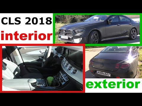 Mercedes Erlkönig CLS 2018 #C257 INTERIOR exterior INNEN außen - Vorab Weltpremiere 4K SPY VIDEO