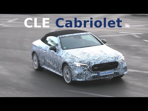 Mercedes Erlkönig CLE Cabrio 2023 (A236) prototype 4K SPY VIDEO