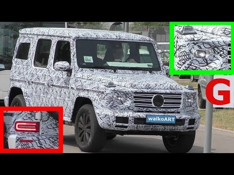 Mercedes Erlkönig - Neues von der G Klasse 2018 - News of the G-Class W 464 SPY VIDEO