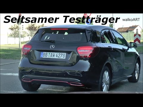 Seltsamer Testträger Mercedes-Benz A Klasse W176 Erlkönig, Strange special prototype? New A-Class