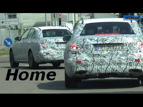 HOT! Mercedes ERLKÖNIGE, E-Klasse 2016 &quot;Heimfahrt&quot; New E-Class 2016 &quot;homeward&quot; W213 Spy Video