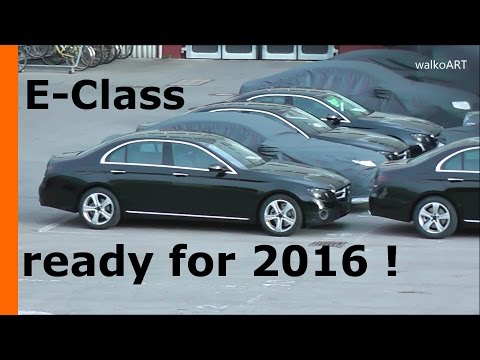 WOW! 100x E-Klasse E-Class Mercedes Erlkönig W213 Weltpremiere world premiere Detroit NAIAS 2016