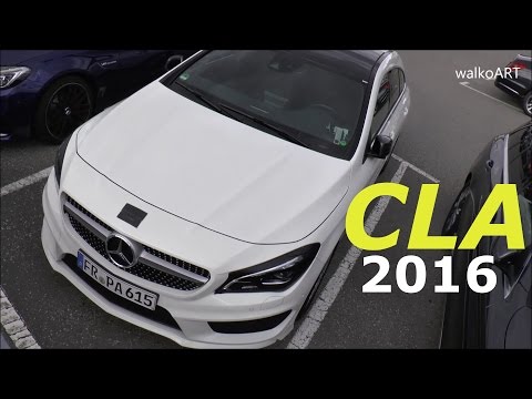 Erlkönig Mercedes CLA Shooting Brake Facelift 2016 Modellpflege X117 Prototype CLA 2016 SPY VIDEO
