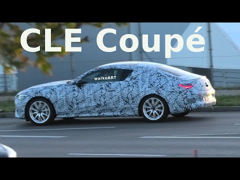 Mercedes Erlkönig CLE Coupé C236 prototype * 4K SPY VIDEO