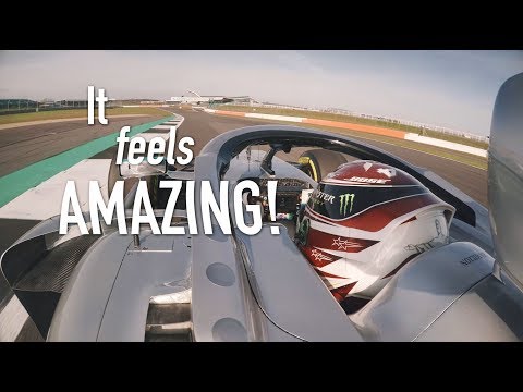 Lewis Hamilton&#039;s First Lap in 2019 Mercedes F1 Car!