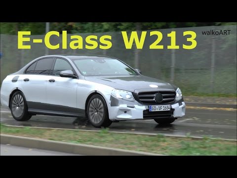 Erlkönig E-Klasse 2016 W213 fast entkleidet in Bewegung Prototype E-Class almost undressed in motion