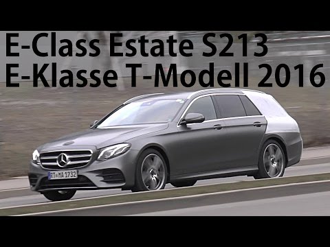 Mercedes Erlkönig E-Klasse T-Modell E-Class Estate S213 2016 fast ungetarnt -nearly no camo spotted