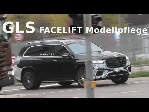 Mercedes Erlkönig GLS MoPf weniger getarnt (US-Version) * less camouflaged facelift prototype X167