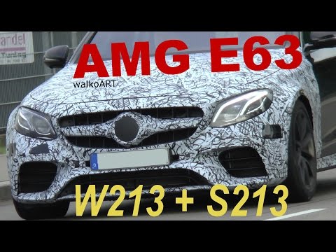 Mercedes-Erlkönig / Mercedes AMG E63 W213 Black Series ? S213 Limo + T-Modell / Estate -wagon