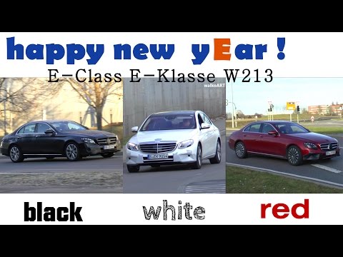Mercedes Erlkönig - happy new yEar ! E-Class E-Klasse black white red - SCHWARZ WEISS ROT W213