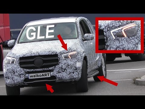 Mercedes Erlkönig GLE NEWS W167 - Scheinwerfer - headlights - NEUES vom GLE 2018 4K SPY VIDEO