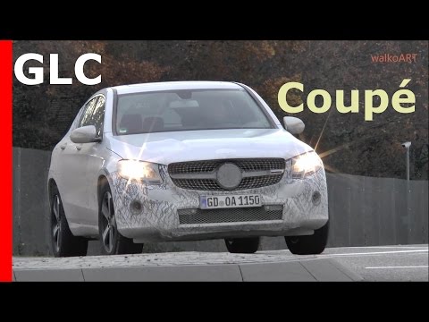 WOW! Mercedes Erlkönig - GLC Coupé C253 Plug-In Hybrid Mercedes Prototype 2016 SPY VIDEO
