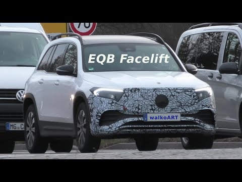 Mercedes Erlkönig EQB Facelift * Modellpflege (X243) prototype * 4K SPY VIDEO
