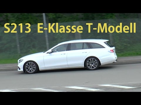 Mercedes Erlkönig Convoy- E-Class Estate letzte Ausfahrt E-Klasse T-Modell S213 vor Weltpremiere
