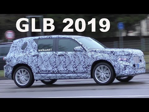 Mercedes Erlkönig GLB 2019 X247 prototype on the road - auf der Straße 4K SPY VIDEO