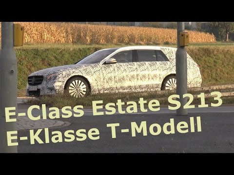 Mercedes Erlkönig E-Klasse T-Modell S213 2016 - Mercedes prototype E-Class Estate 2017 SPY VIDEO