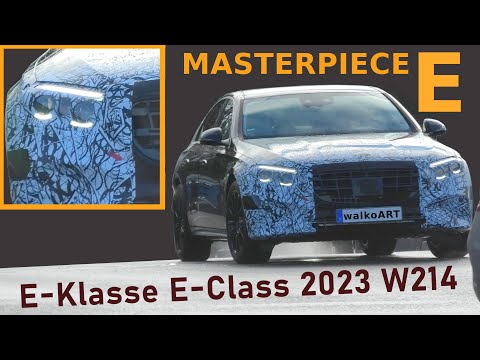 Mercedes Erlkönig W214 E-Klasse E-Class MASTERPIECE close up * Nahaufnahme vom letzten Meisterstück