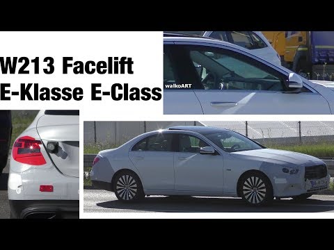 Mercedes Erlkönig E-Klasse E-Class W213 Facelift prototype Modelpflege close up 4K SPY VIDEO