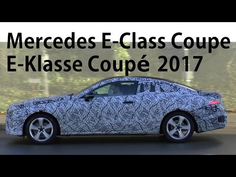 Mercedes Erlkönig E-Klasse Coupé 2017 in Bewegung E-Class Coupe C238 2018 prototype in motion
