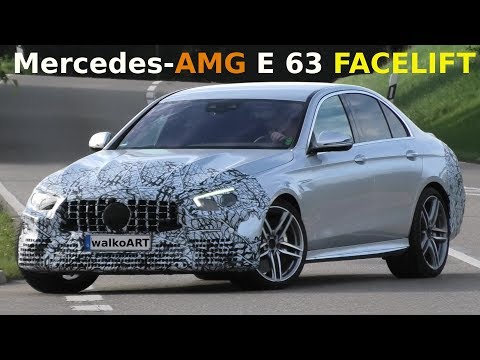Mercedes Erlkönig AMG E63 4MATIC+ FACELIFT (2020) W213 prototype - 4K SPY VIDEO