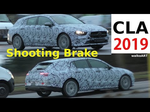 Mercedes Erlkönig CLA Shooting Brake II 2019 X118 prototype - 4K SPY VIDEO