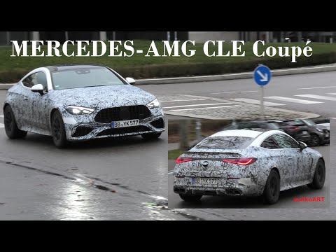 Mercedes Erlkönig AMG CLE 63 S E Performance Coupé C236 prototype * 4K SPY VIDEO