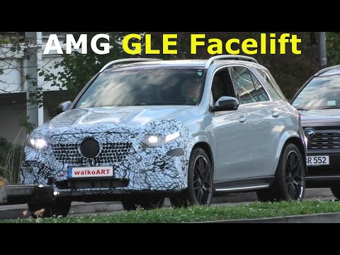 Mercedes Erlkönig AMG GLE Facelift II 2025 * 4K SPY VIDEO