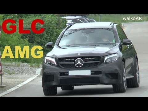 Erlkönig Mercedes-AMG GLC 63 2017 prototype spotted on the road - SPY VIDEO