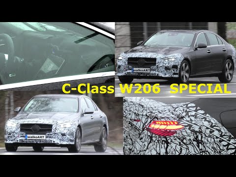 Mercedes Erlkönig C-Class C-Klasse W206 interior exterior SPECIAL * Der letzte Erlkönig-Clip 2020