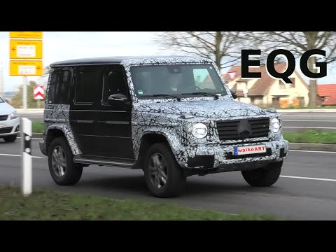 Mercedes Erlkönig EQG * G-Klasse elektrisch * 2024 electric G-Class * 4K SPY VIDEO