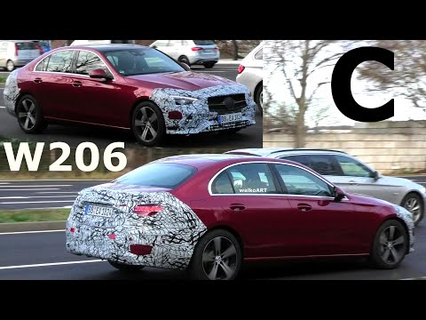 Mercedes Erlkönig: C-Klasse C-Class W206 * RED ALERT! * Prototype 4K SPY VIDEO