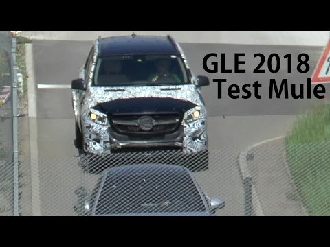 Mercedes Erlkönig Muletto Mercedes-Benz GLE 2018 Test car MULE prototype SPY VIDEO