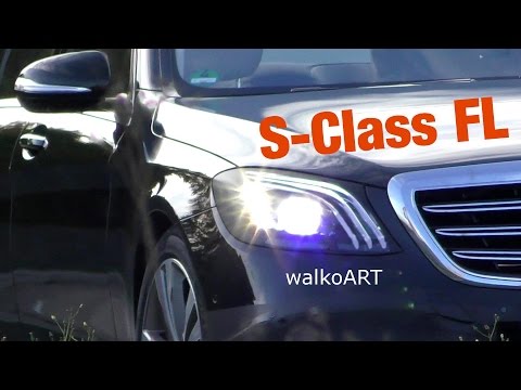 Mercedes Erlkönig S-Klasse S-Class W222 Modellpflege / Facelift 2017-2018 4K-Spy-Video