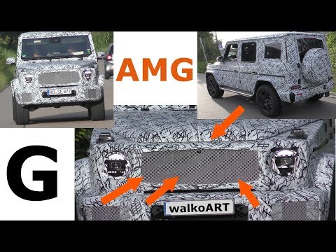 Mercedes Erlkönig AMG G-Class G63 G65 2018 Panamericana-Grill W464 prototype NEWS 4K SPY VIDEO