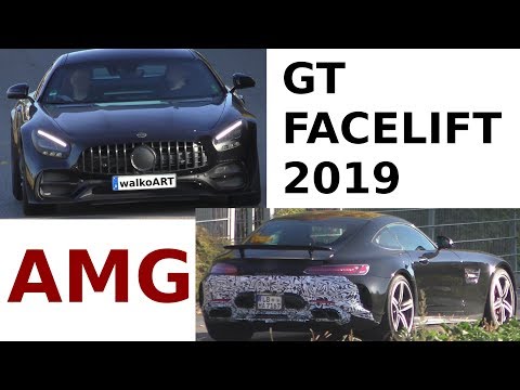 Mercedes Erlkönig Mercedes-AMG GT Facelift prototype - Modellpflege 2019 - 4K SPY VIDEO