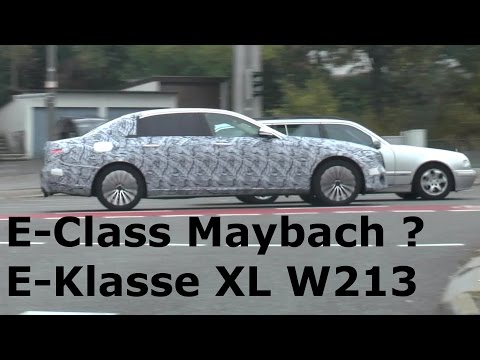 Erlkönig Mercedes-Maybach E-Klasse verlängert prototype E-Class Maybach XL 2017 spotted W213 2016