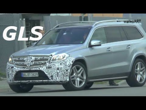 Erlkönig neuer Mercedes GLS 2016 AMG Version (GLS 63 AMG) - New Mercedes GLS-Class prototype