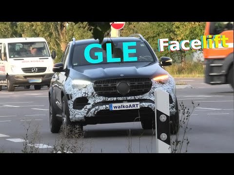 Mercedes Erlkönig GLE prototype V167 Facelift Modellpflege 2022 Snapshot video * 4K SPY