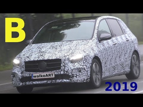 Mercedes Erlkönig B-Klasse 2019 weniger getarnt - W247 B-Class 2019 prototype less camouflaged