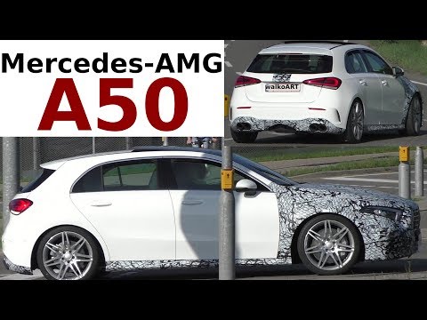 Mercedes Erlkönig AMG A50 A53? auf der Straße - on the road PROTOTYPE SPY VIDEO