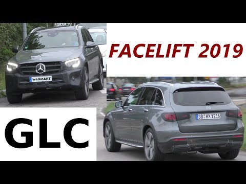 Mercedes Erlkönig GLC Facelift X253 prototype - Modellpflege 2019 - 4K SPY VIDEO