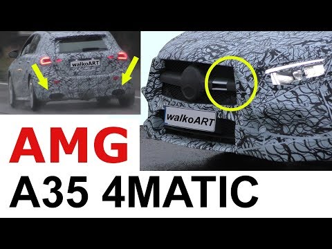 Mercedes Erlkönig A-Klasse AMG A35 (2018) der &quot;Kleine&quot; A-Class the little brother of the AMG A45