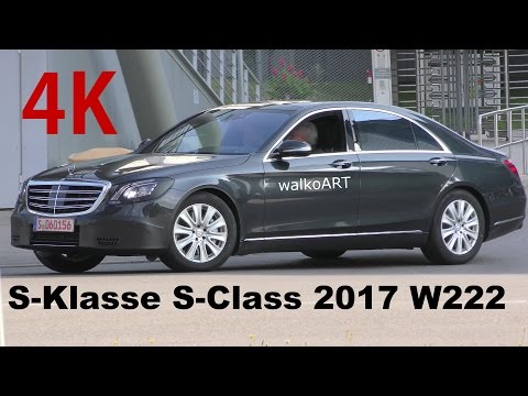 4K-Video Mercedes Erlkönig S-Klasse S-Class 2017 W222 Facelift - Modellpflege
