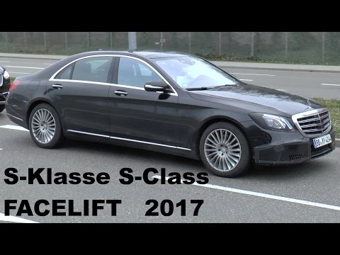 Mercedes Erlkönig S-Klasse Facelift 2017 wenig getarnt - S-Class FL W222 less camouflaged spotted